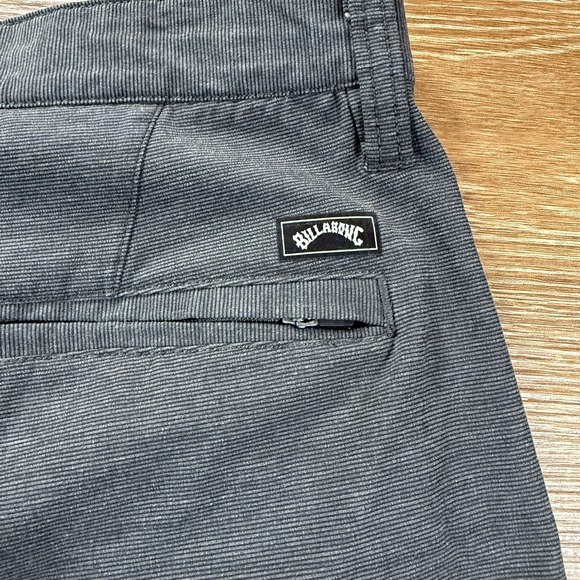 Billabong Crossfire Submersibles Hybrid Shorts Gray Size 32 Quick Dry Stretch - Picture 8 of 9